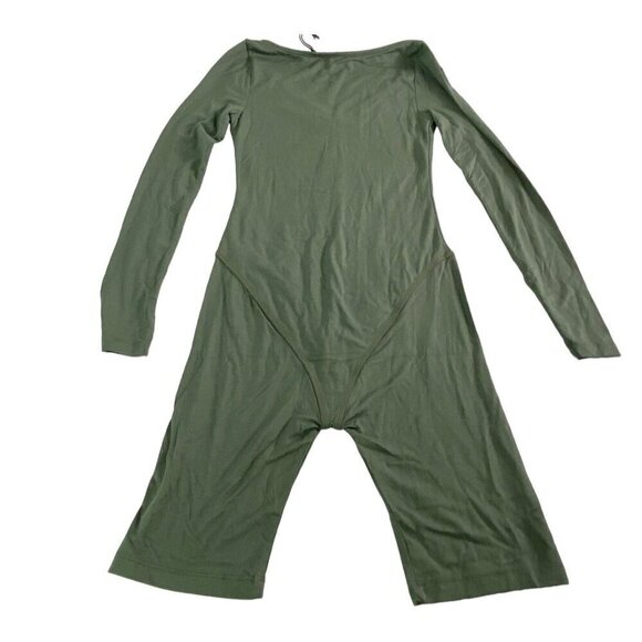 GEEL Ghauri One Piece Romper Bike Short Long Sleeves Soft Base NWT Green M 27-10 - Picture 3 of 13